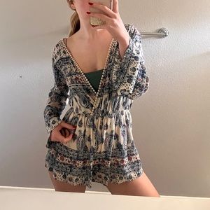 Boho multicolor romper, free people look🌻🌼💐